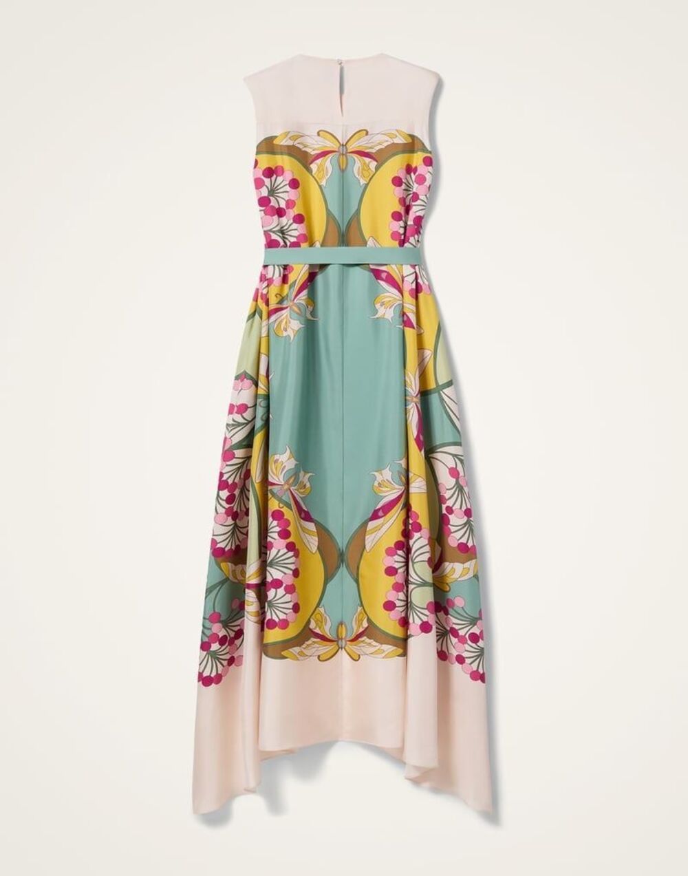 La Double J SILK TWILL FLORETTE PLACÉE SAN CARLO DRESS